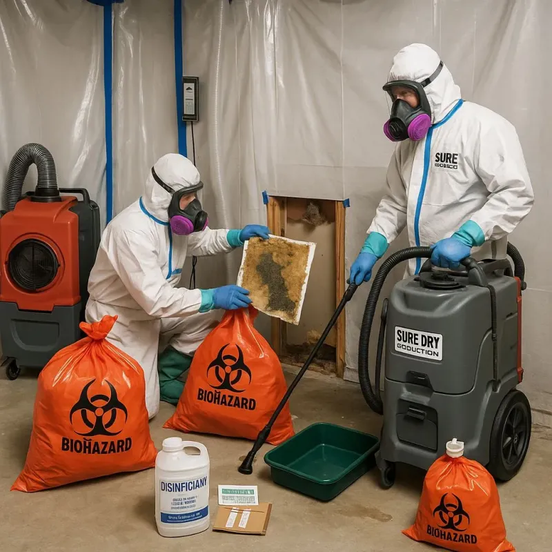 Contaminated Water Handling Protocols process in Sabana, PR
